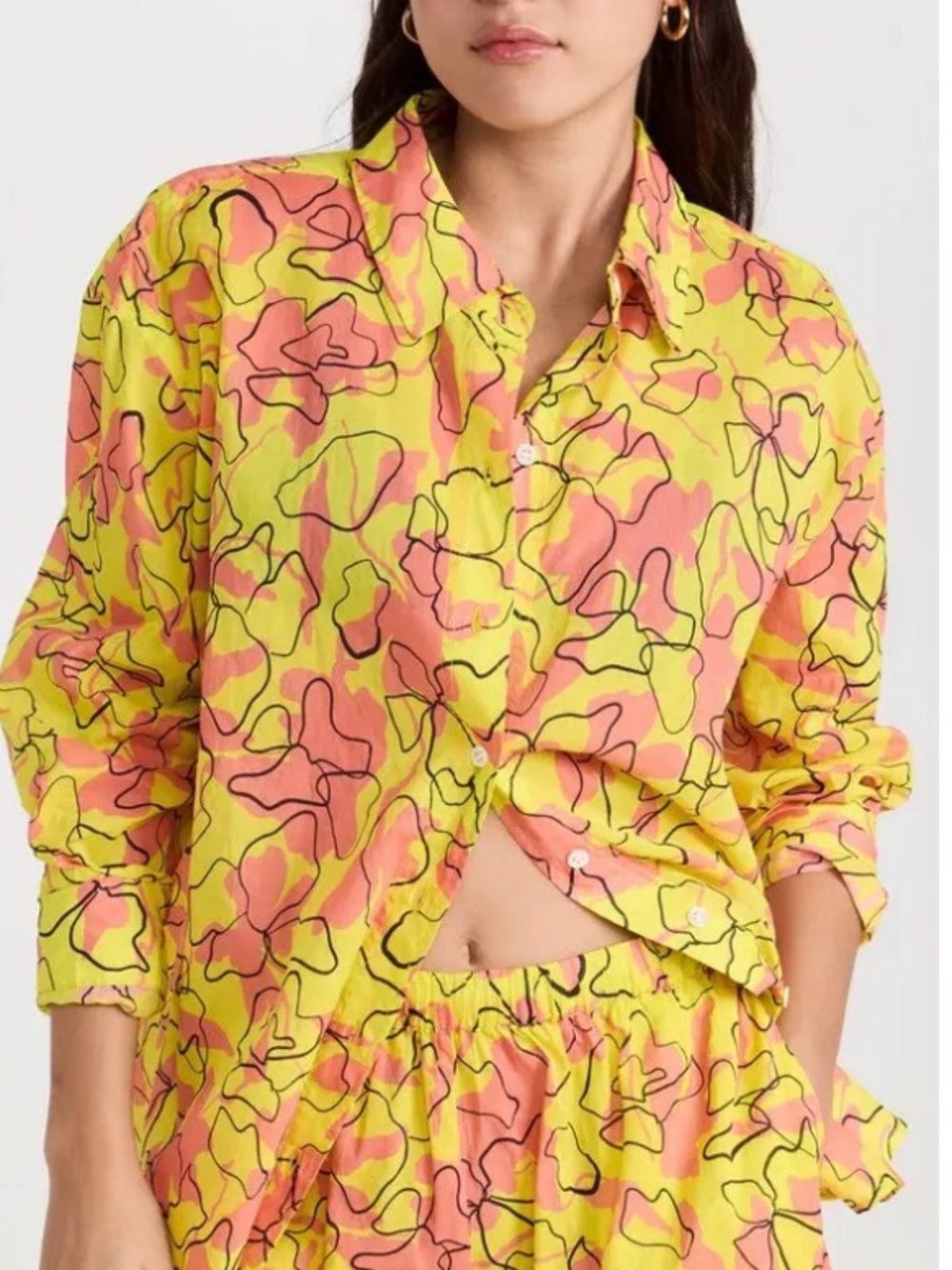 TANYA TAYLOR Calandra Top 100% Cotton size S - Picture 2 of 12
